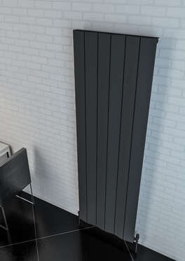 Cunda Dikey Alüminyum Radyatör 565X1800 Pütürlü Beyaz (Ral 9016)
