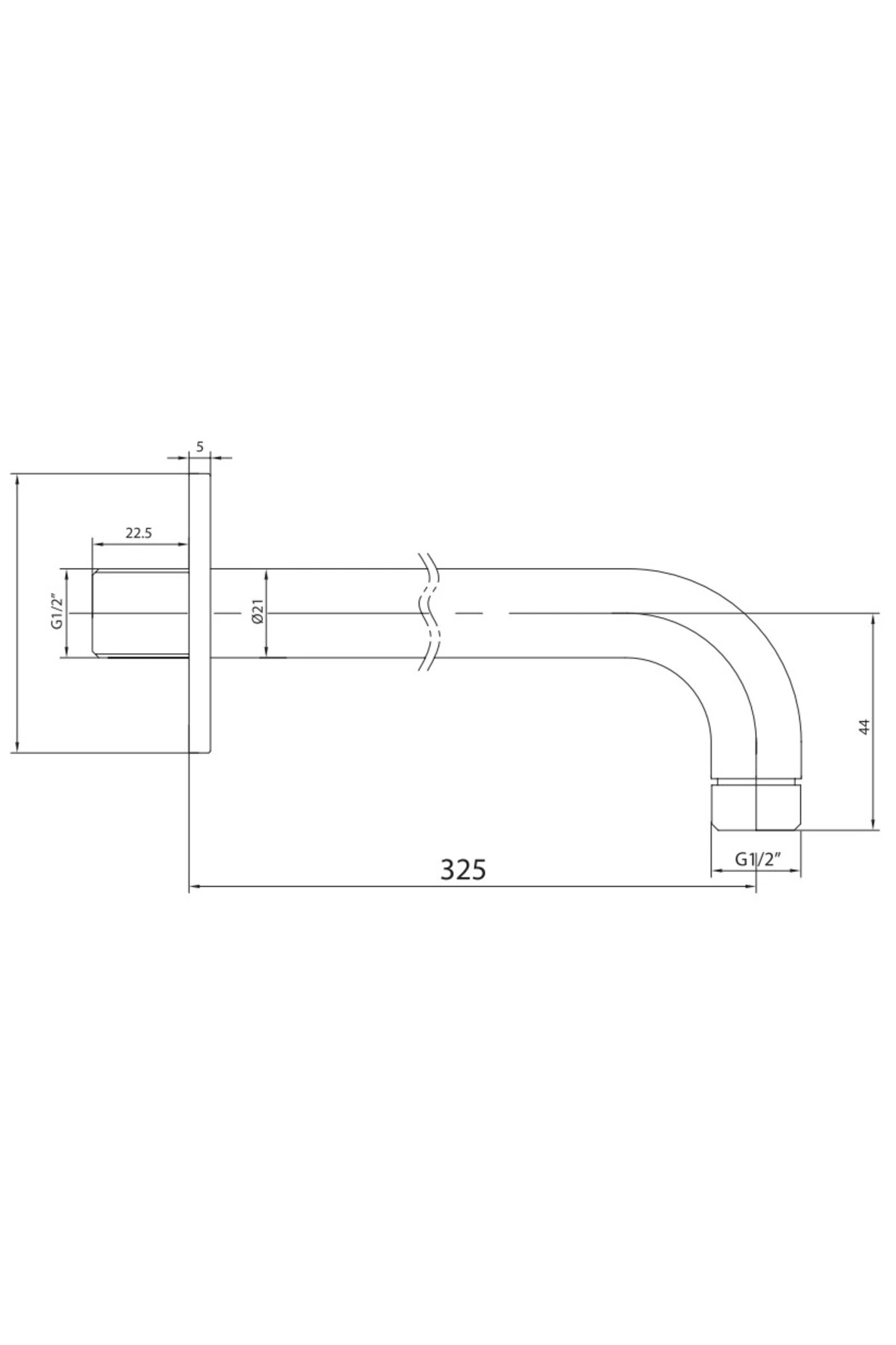 Dalia Ankastre Duş Seti 2-Yollu Mat Siyah 102199773C1
