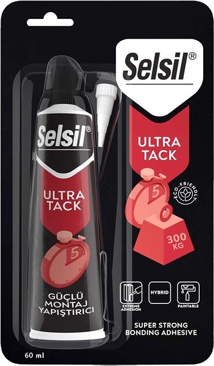 Ultra Tack Güçlü Korniş Yapıştırıcı Beyaz 50 Ml.