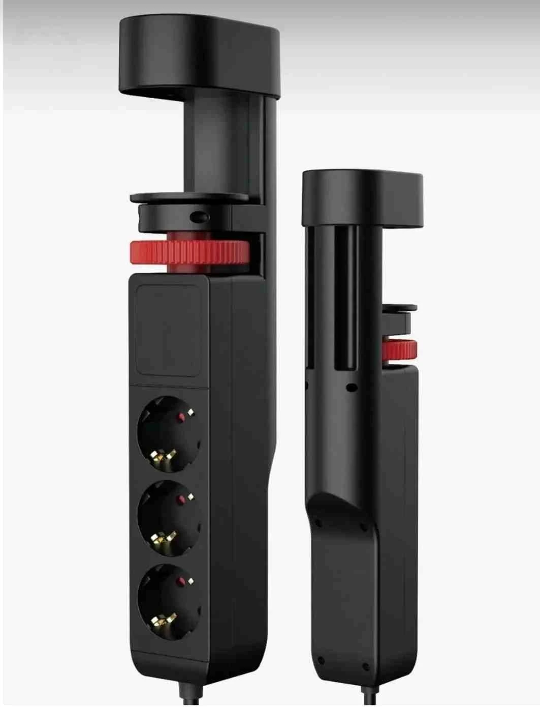 Rose Teknoloji Termal Akım Korumalı Masa Kenarı Ayarlanabilir 3 Priz+2 Usb+1 Type-C Girişli 1.8m Uzatma Kablolu Hızlı Şarj Destekli Priz