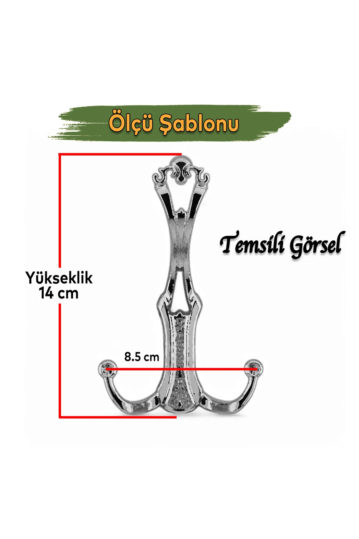 Sultan Siyah Vestiyer Askısı Portmanto Dolap Askılık Askısı Duvar Banyo Mutfak Elbise Askılığı