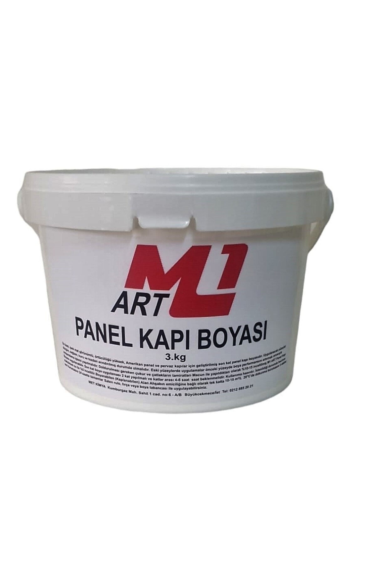 Beyaz Su Bazlı Panel Kapı Boyası 3KG