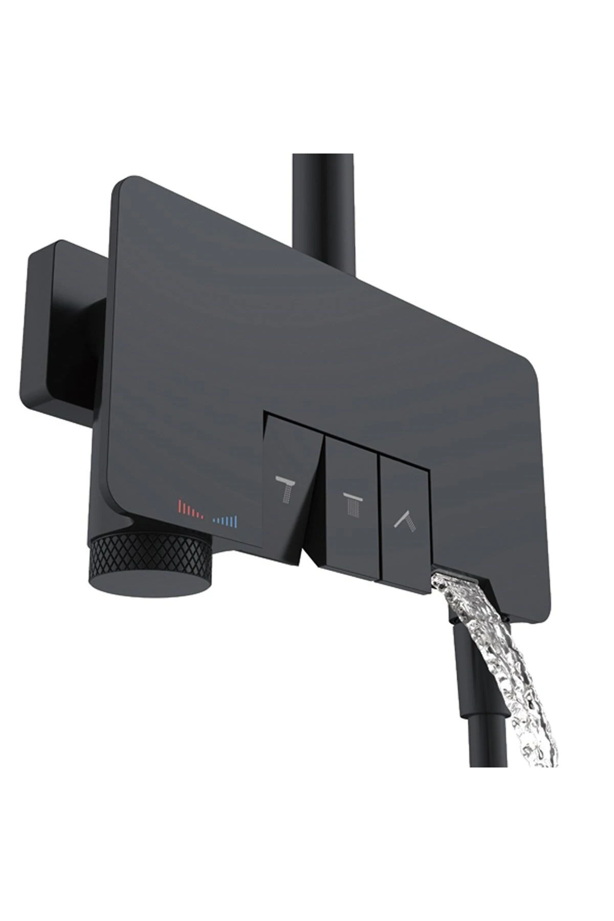 Fj-3155 Mat Siyah Duş Ünitesi Fj-3155