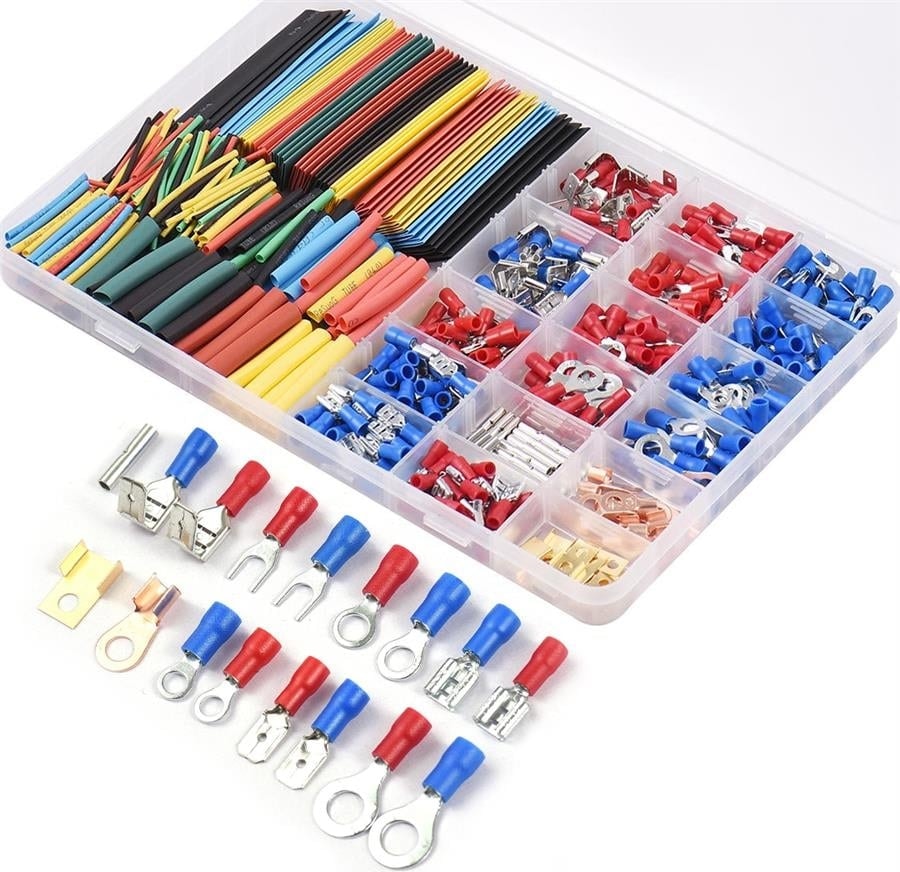 Powermaster PM-25983 Muhtelif Ölçülerde Kablo Pabuç Daralan Makaron 678 Parça