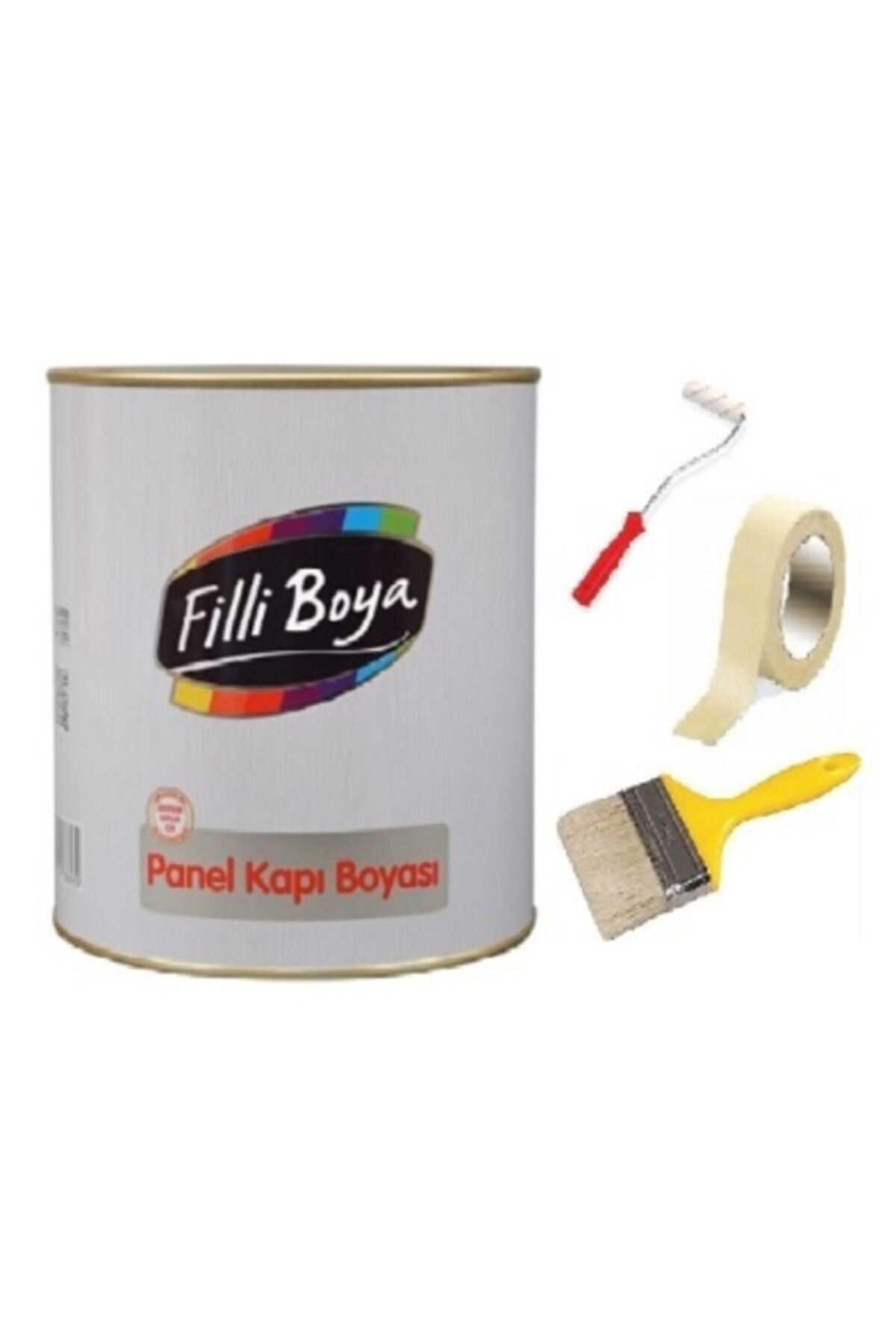 Panel Kapı Boyası 2.5 Lt Renk:beyaz + Kendinboya Seti