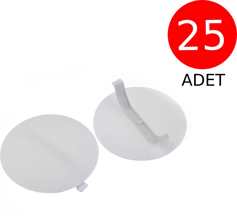 Buat Kapağı Bombeli Plastik Vidalı 25 Adet