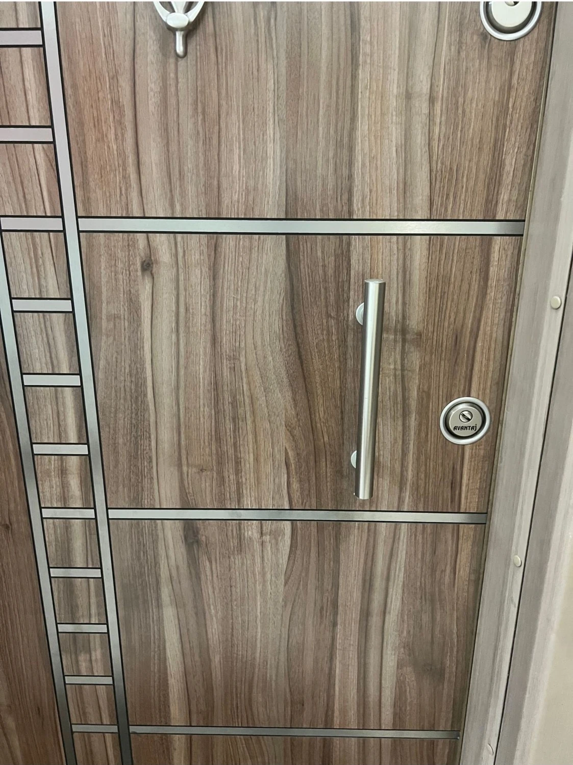 Çelik Kapı Çekme Kolu Boru Tip 40 cm Ayarlanabilir Sistem