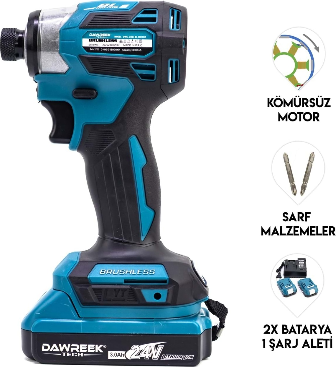 Torklu Vidalama MK24