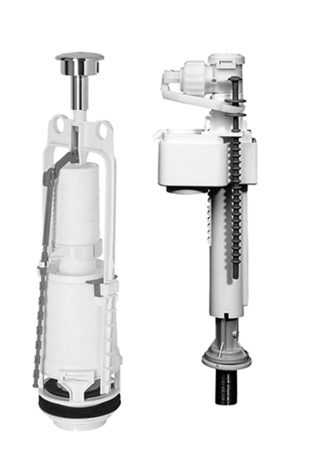 Pitta Alttan Çıkışlı Klozet Seti (4 Parça)PP Yavaş Kapak