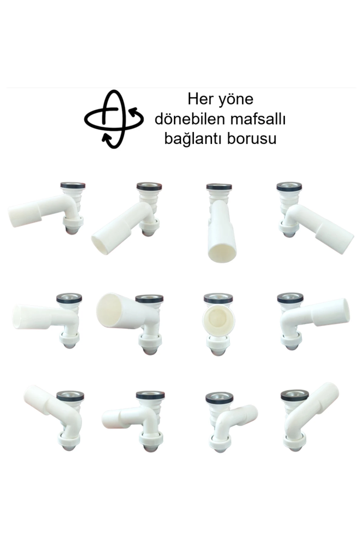 Duş sifonu, bide sifonu, küvet sifonu, paslanmaz çelik delikli süzgeçli, koku önleyici gider borulu