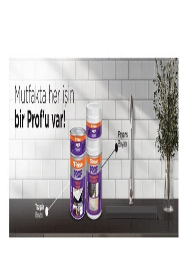 POLİSAN PROF SERAMİK BOYASI 3KG BEYAZ/SİYAH/ANTRASİT