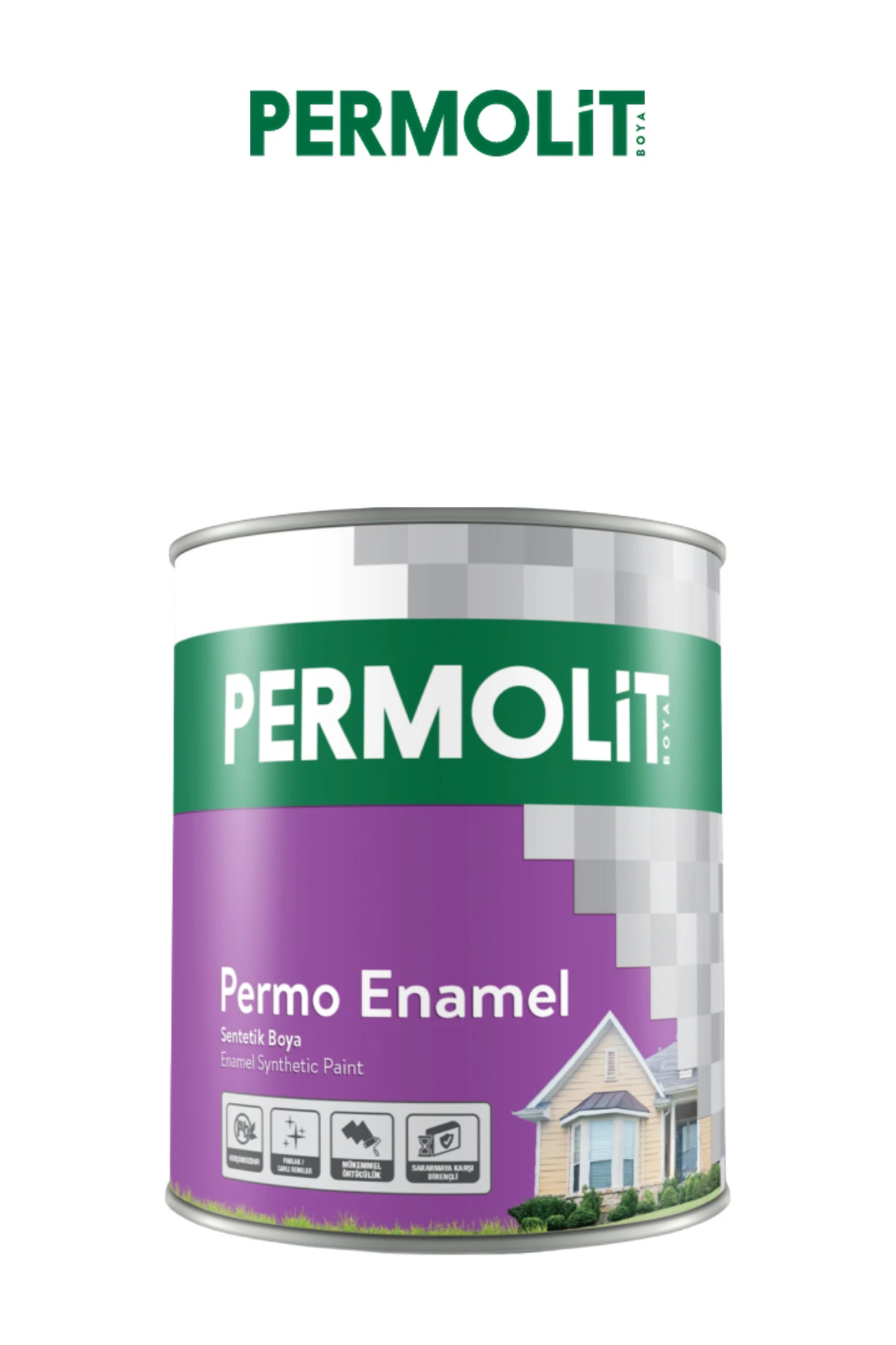 Permo Enamel Sentetik Boya | 0,75L - 2,5L | Ahşap, Demir, Metal Boyası, Kolay Uygulama
