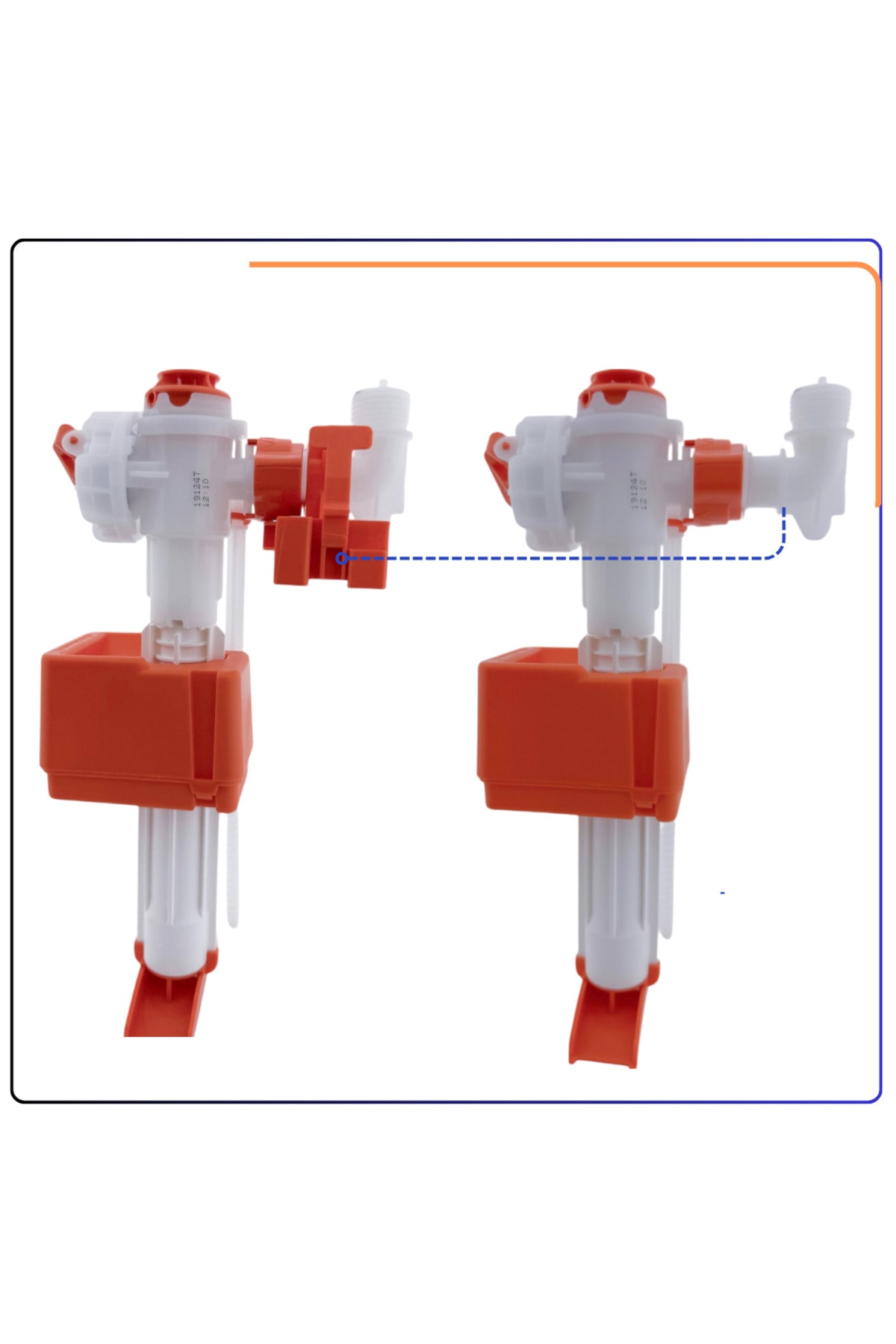 436895YP+436865YP  Doldurma Grubu Dirsekli 1/2+ Doldurma Bağlantı Parçası-New İgr