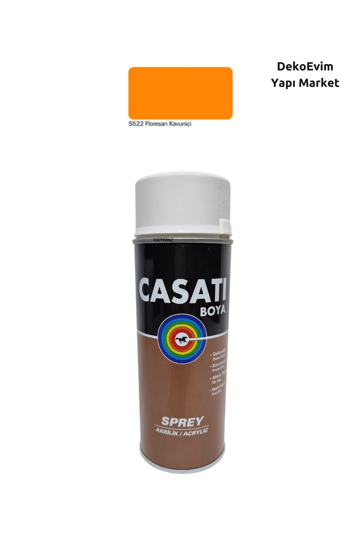 Sprey Boya S522 Floresan Kavuniçi 400 Ml.