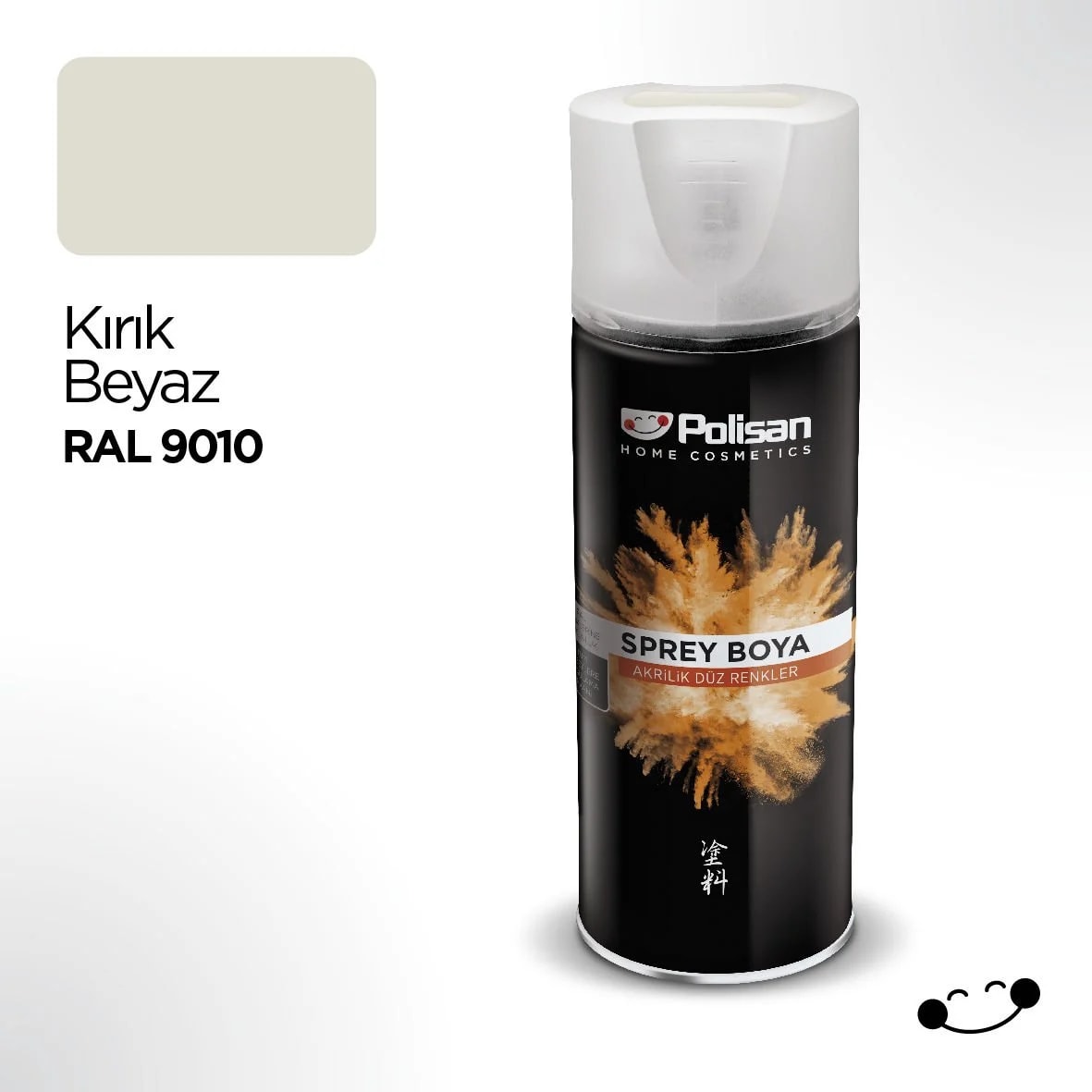 Sprey Boya Kırık Beyaz 400 ml RAL-9010
