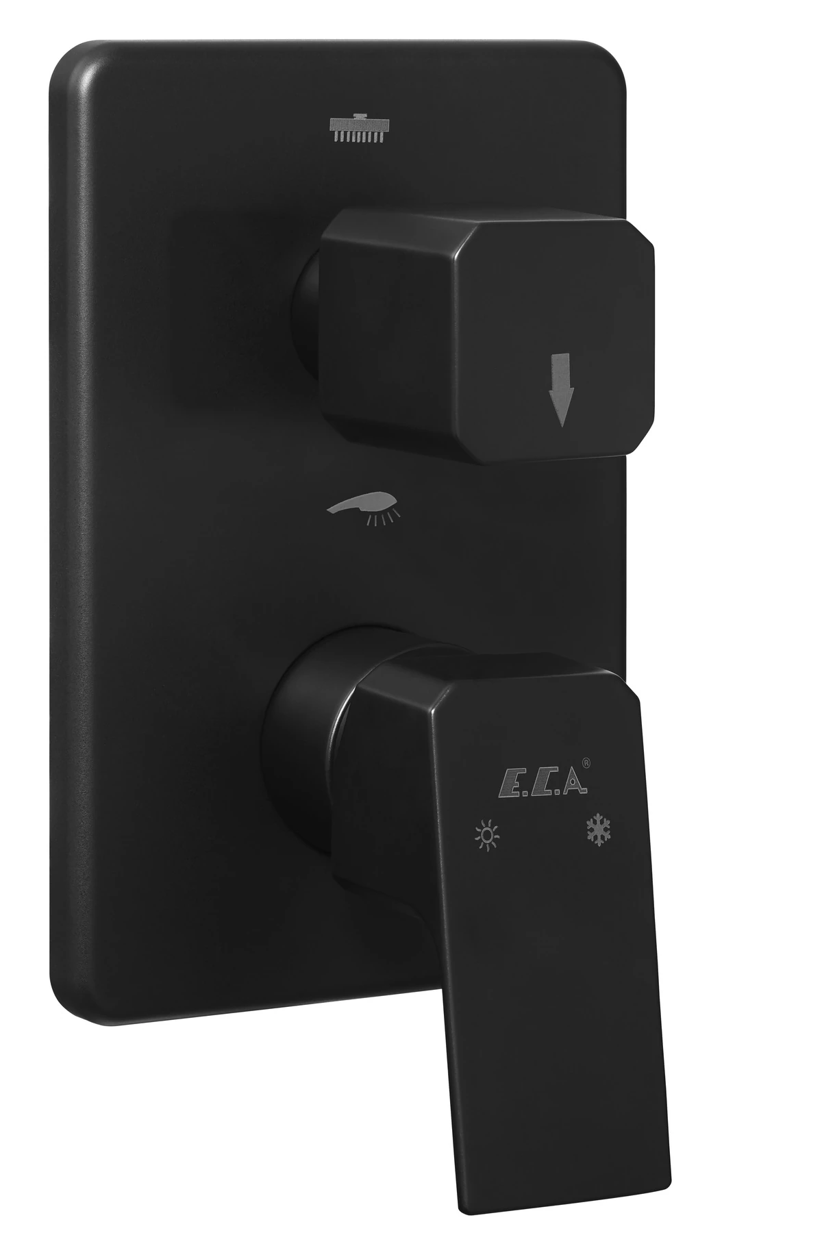 Tiera Ankastre Duş Seti 2-Yollu Mat Siyah 102199772C1