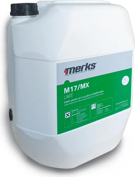 M17 MX LİKİT (Beton yapılar için su yalıtım özellikli katkı)