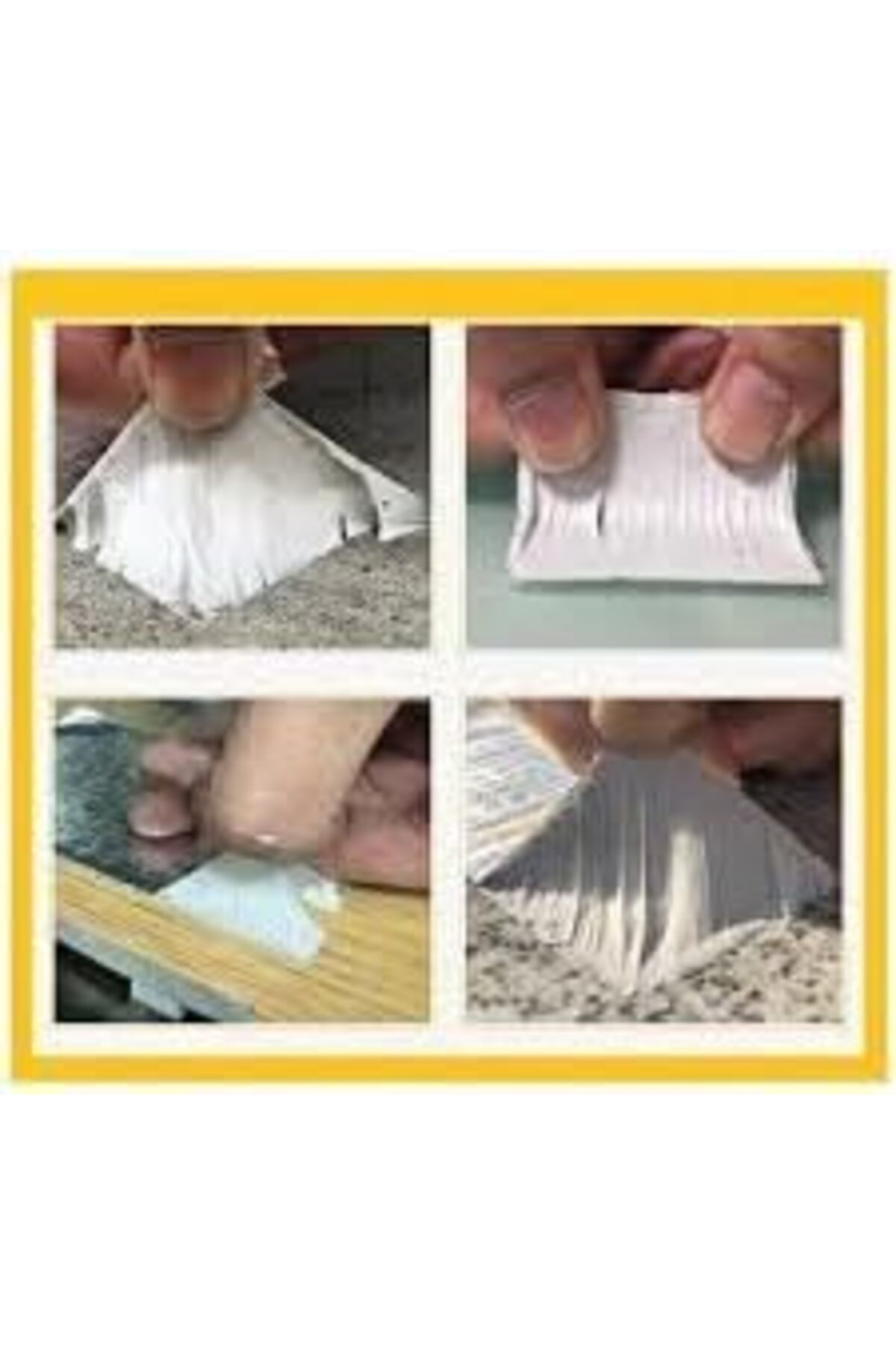 OZKUVVET TTKShop Çatı Izolasyon Ses Su Yalıtım Tamir Bandı Çamur Bant 50 mm x 2 metre 395519