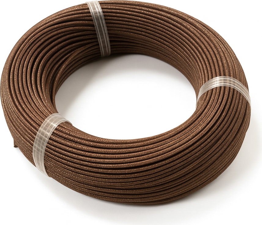 Fransa Menşeili - 0.5mm² Yüksek Sıcaklık Ortamları Için Nikel Kablo - 350 °c - 300/500 V - Metre Seçenekli