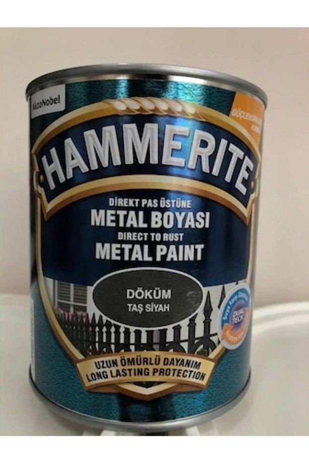 Hammerite Döküm Taş Siyah 0,75lt (1 Kg)