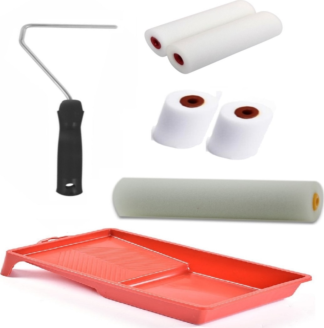 Sünger Rulo Boya Kabı Set 15CM Rulolu