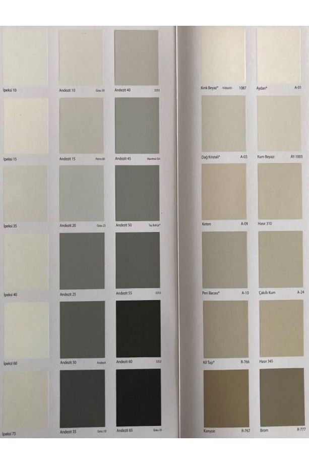 Silikonlu Mat Iç Cephe Boyası 15 L. Andezit 45
