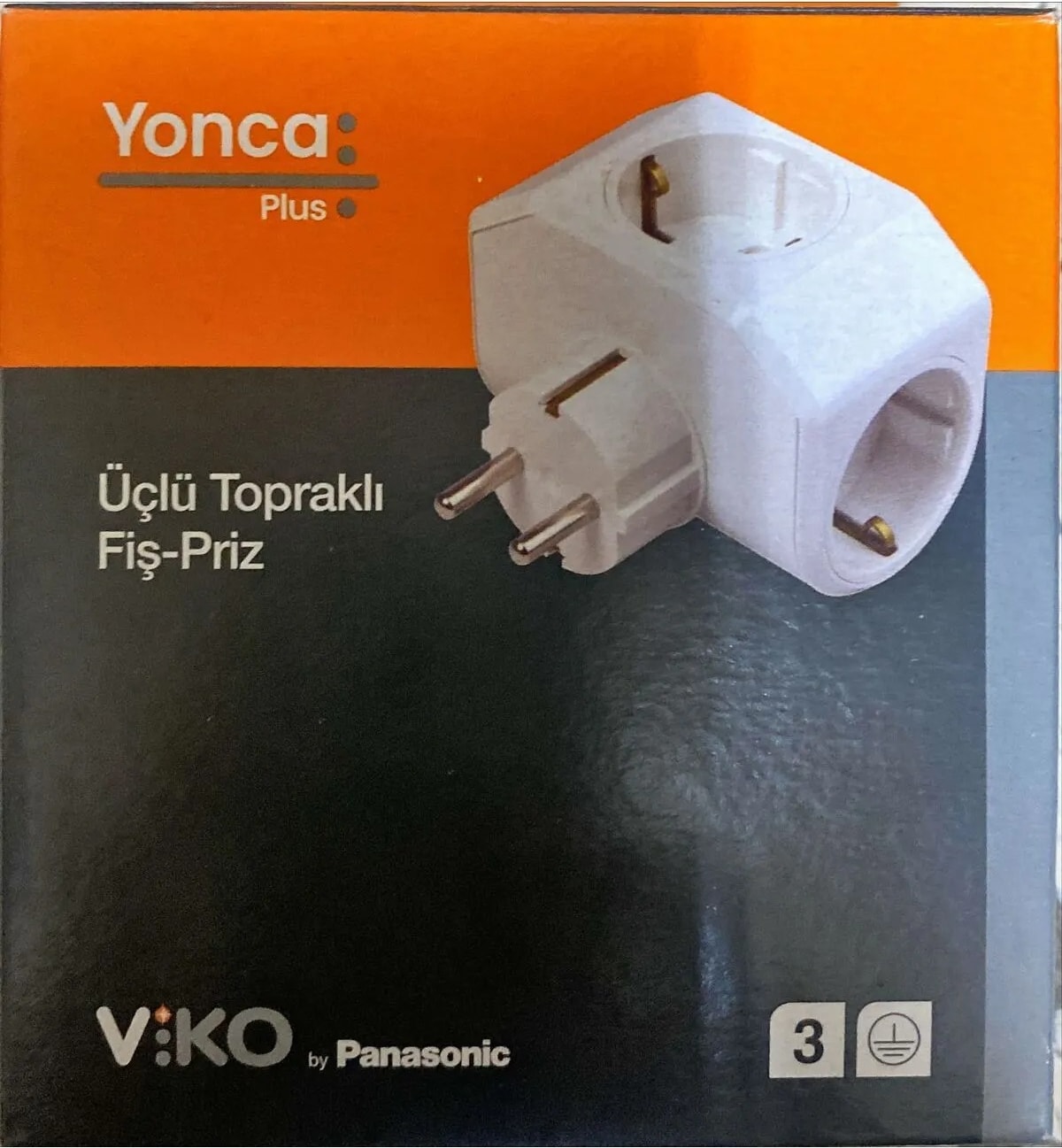 3'Lü Golyat Yonca Plus Priz(Topraklı)