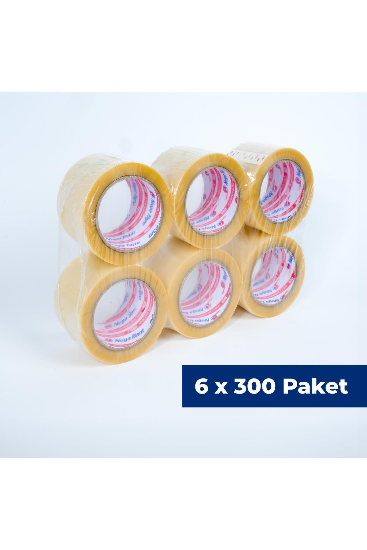 67 Mm X 100 Mt Şeffaf Koli Bandı Hotmelt Red 1800 Adet