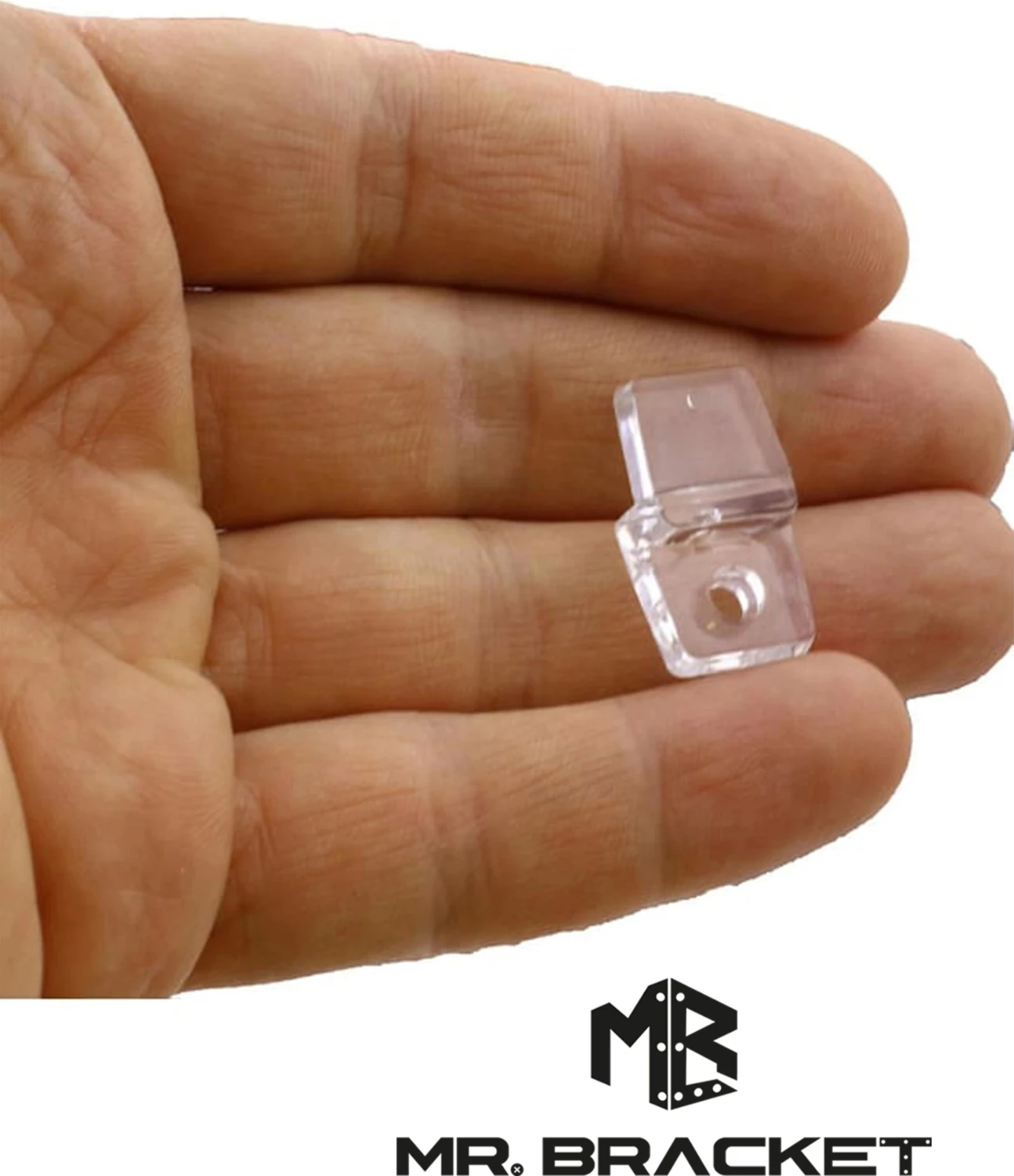 20 Ad. Şeffaf Plastik Ayna Tırnağı - Cam Tutucu Tırnak - Duvara Ayna Sabitleyici Asma Montaj Aparatı