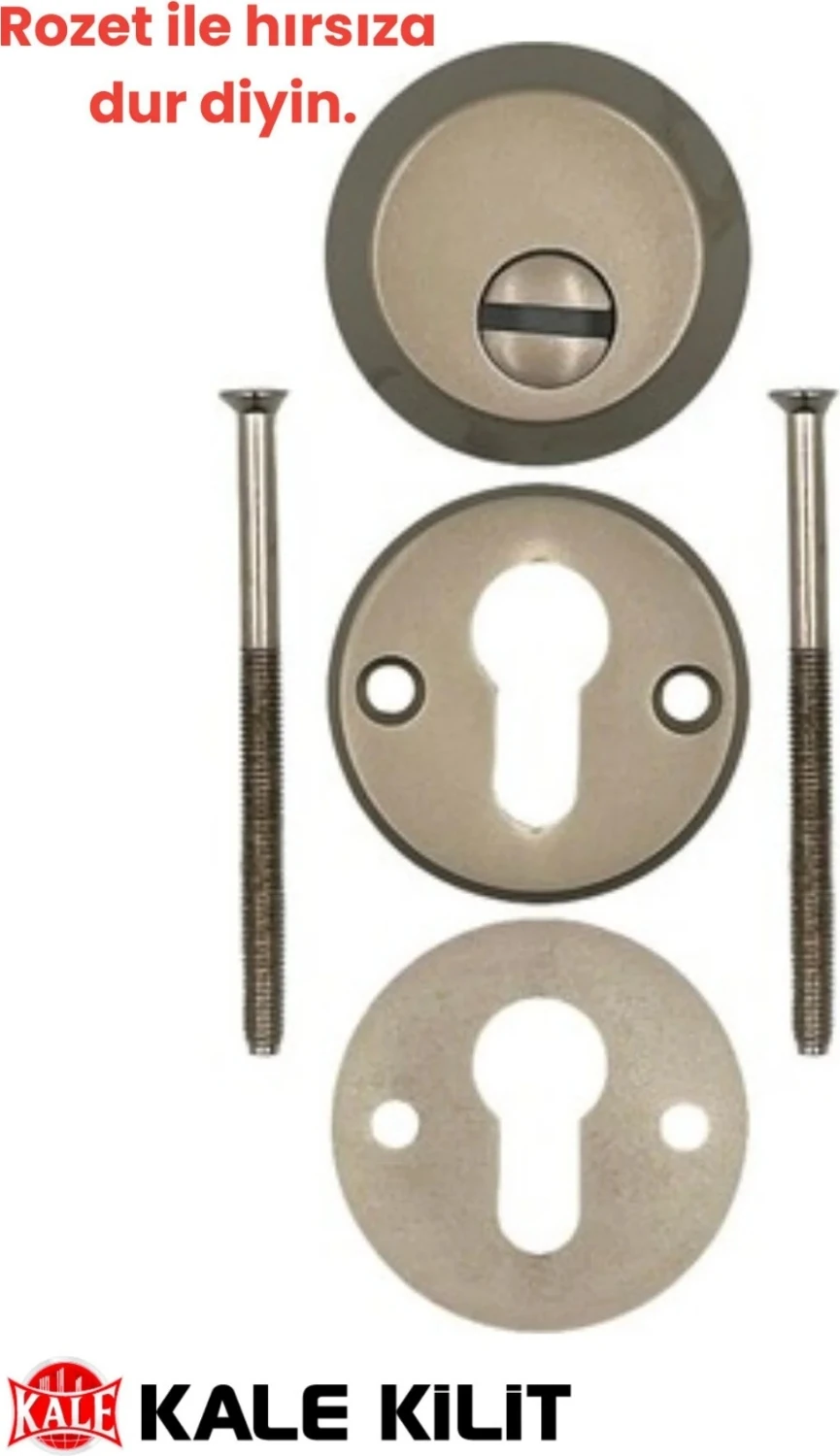 Kapı Rozeti 500 Stn - Çelik Kapı Rozeti - Saten 5 Yıl Garantili