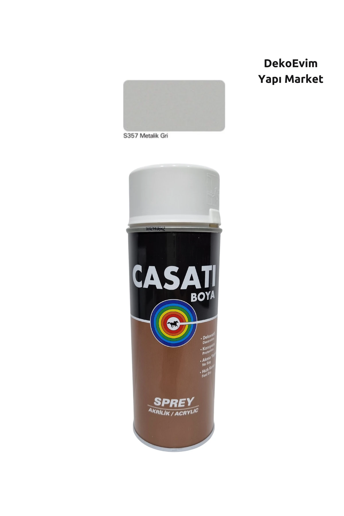 Sprey Boya S357 Metalik Gri 400 Ml.