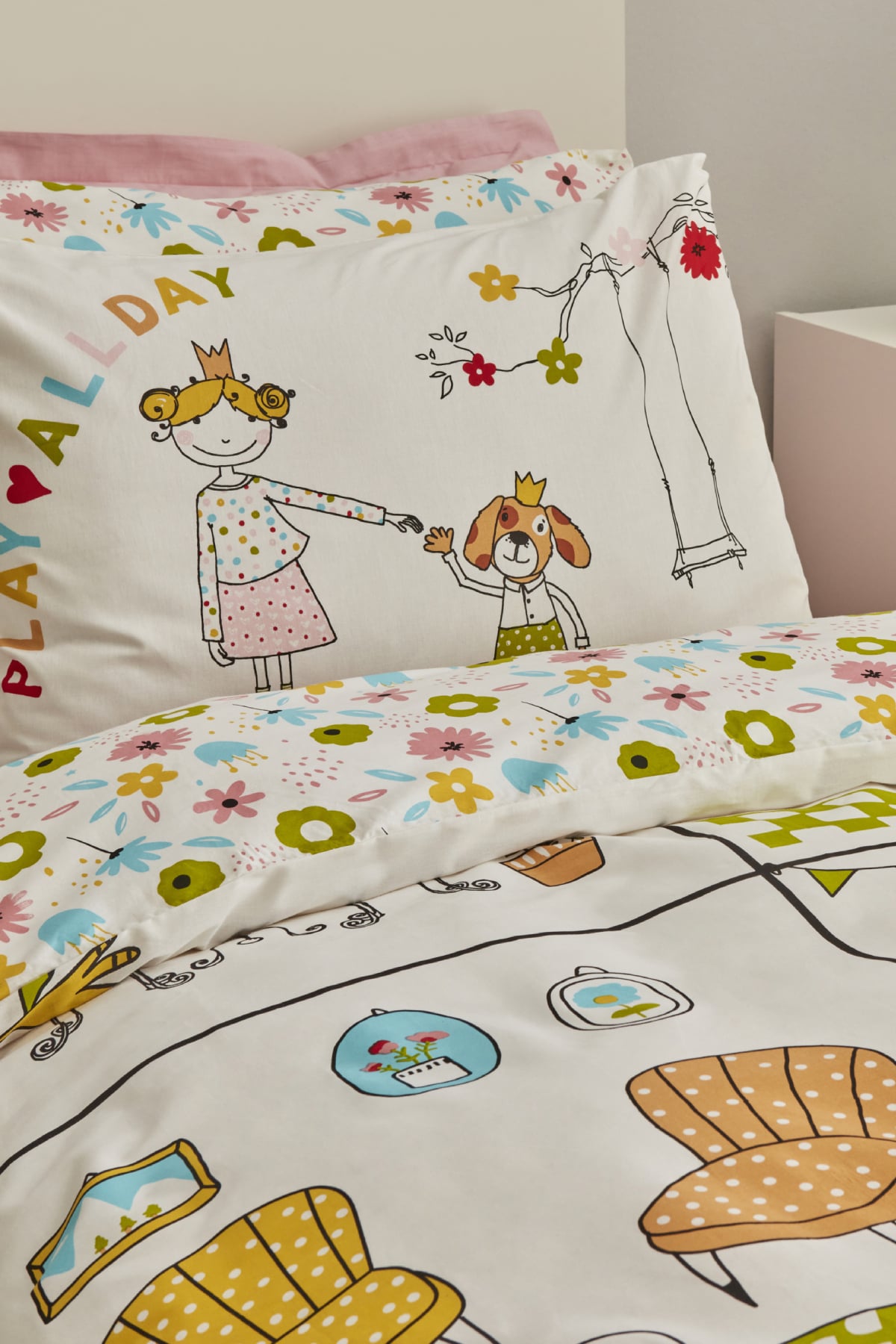 Nevresim Takımı %100 Pamuk Tek Kişilik Young Play Home (Fitted)