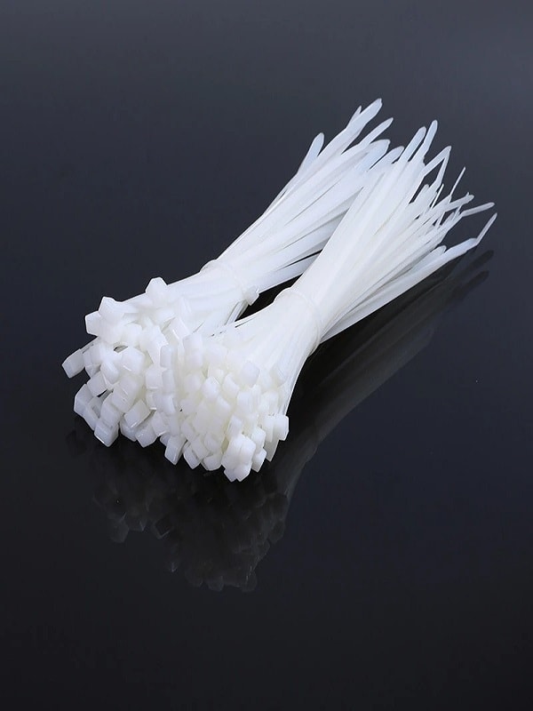 Kablo Cırt Plastik Kelepçe Klips 100X2,5 mm 100 Ad Beyaz