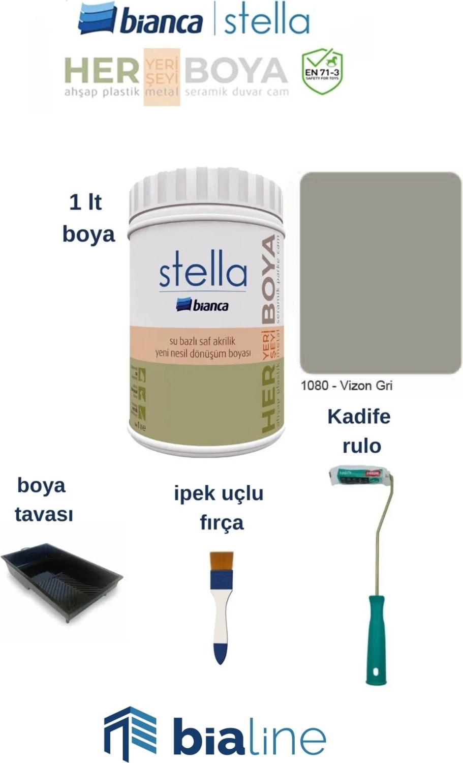 Stella Boya Seti - Vizon Gri