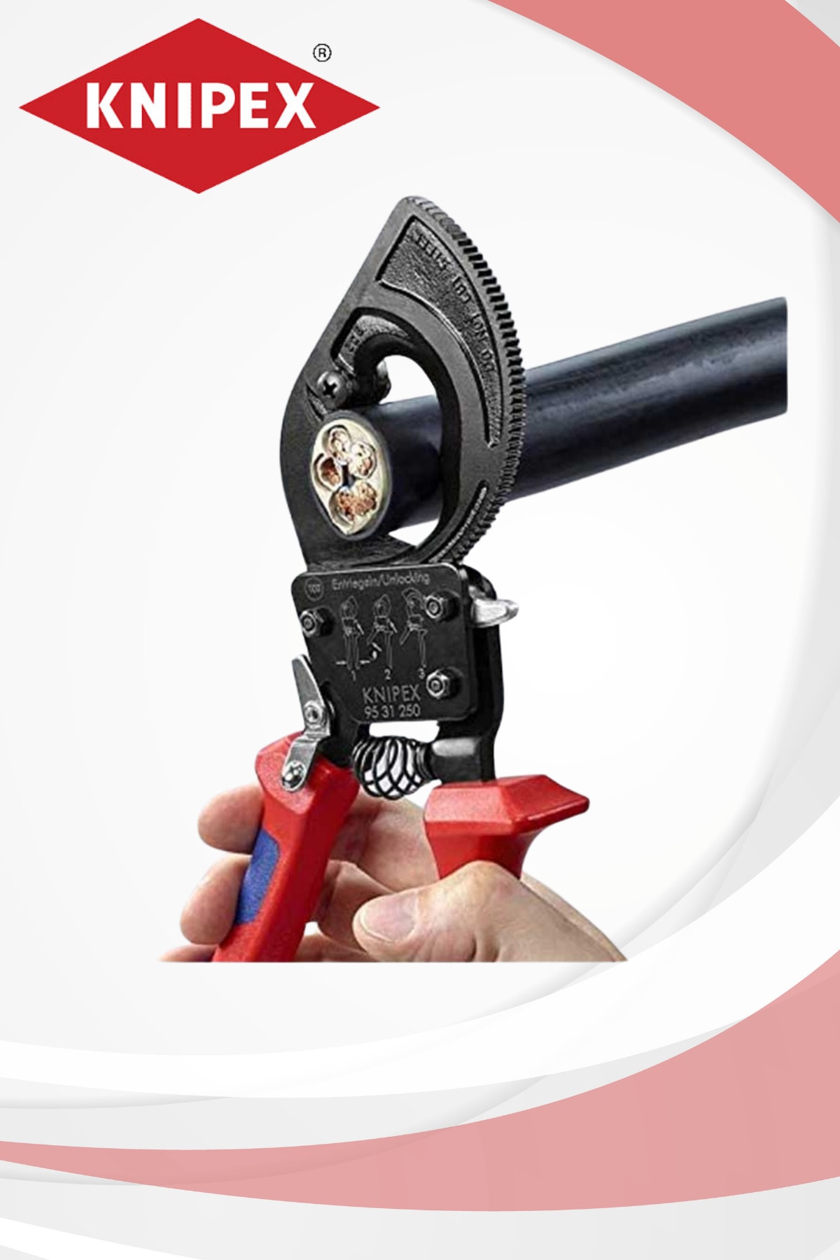 Cırcır Mekanızmalı Kablo Kesme 95 31 250