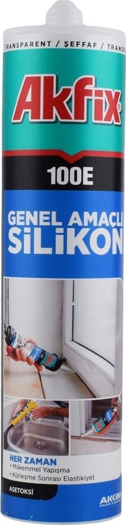 100e Genel Amaçlı Silikon Şeffaf 280ml