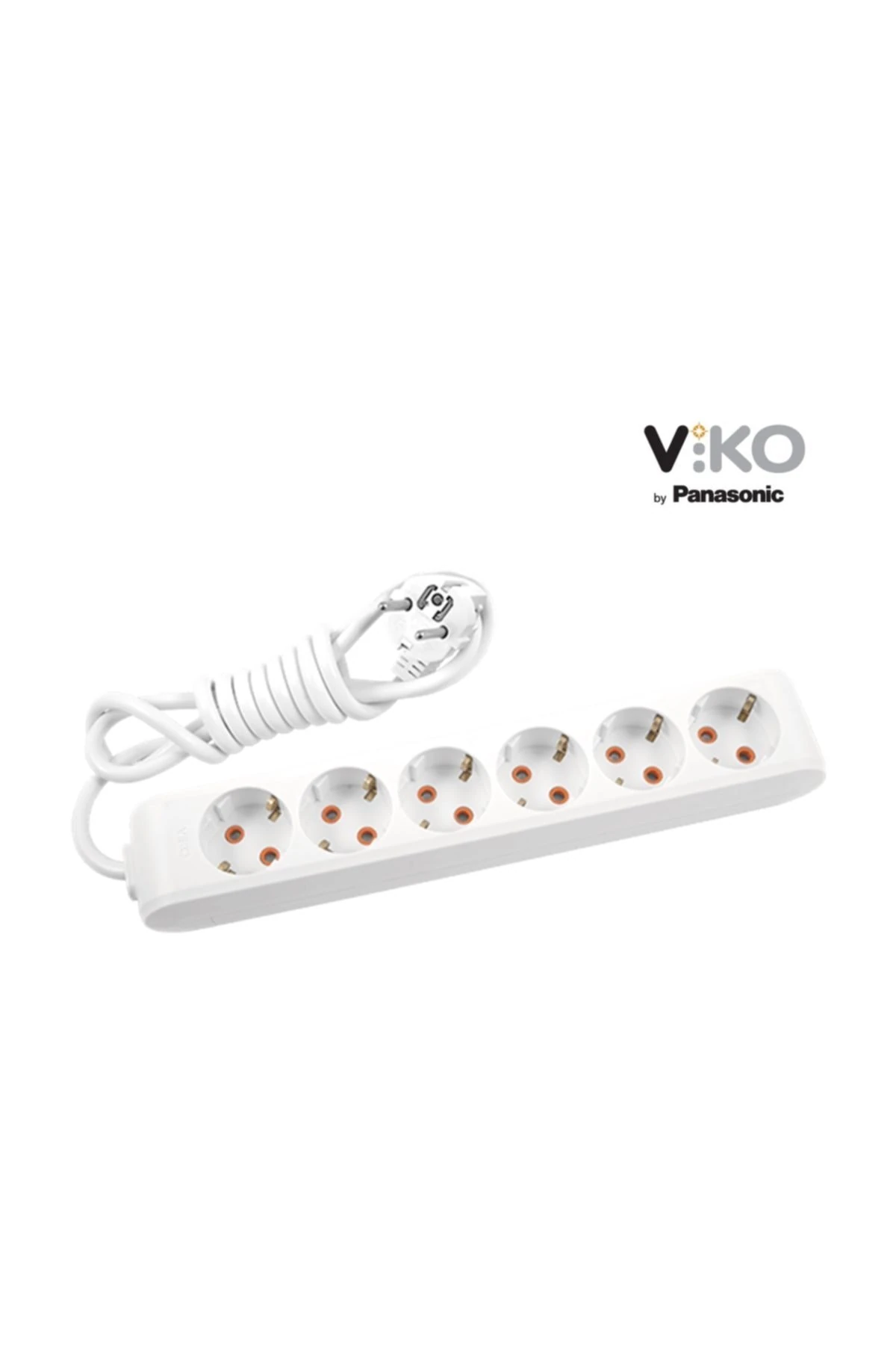 Multilet Kablolu Topraklı Altılı Grup Priz Uzatma 5 Metre