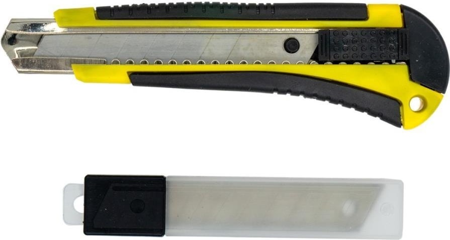 5335 Geniş Maket Bıçağı Falçata Yedekli Set 18 mm