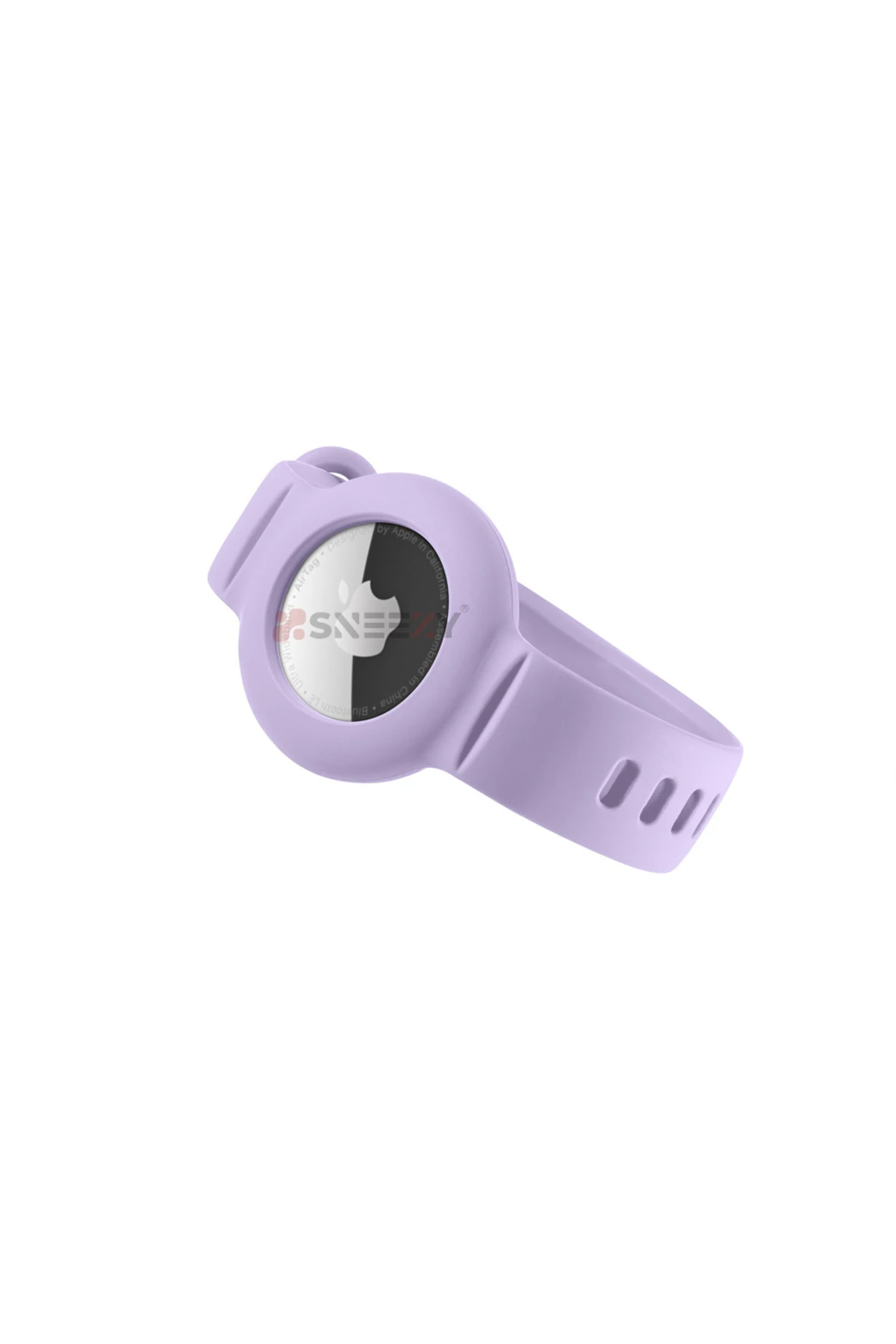 Apple AirTag Yüksek Kaliteli Anahtarlık ve Bileklik Kılıfı 360 Tam Koruma Silikon Kordon