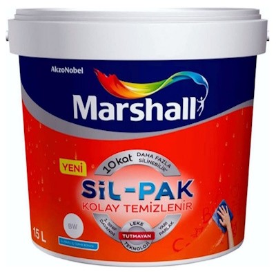 Marshall Sil-Pak Silinebilir İç Cephe Boyası 2,5 Lt