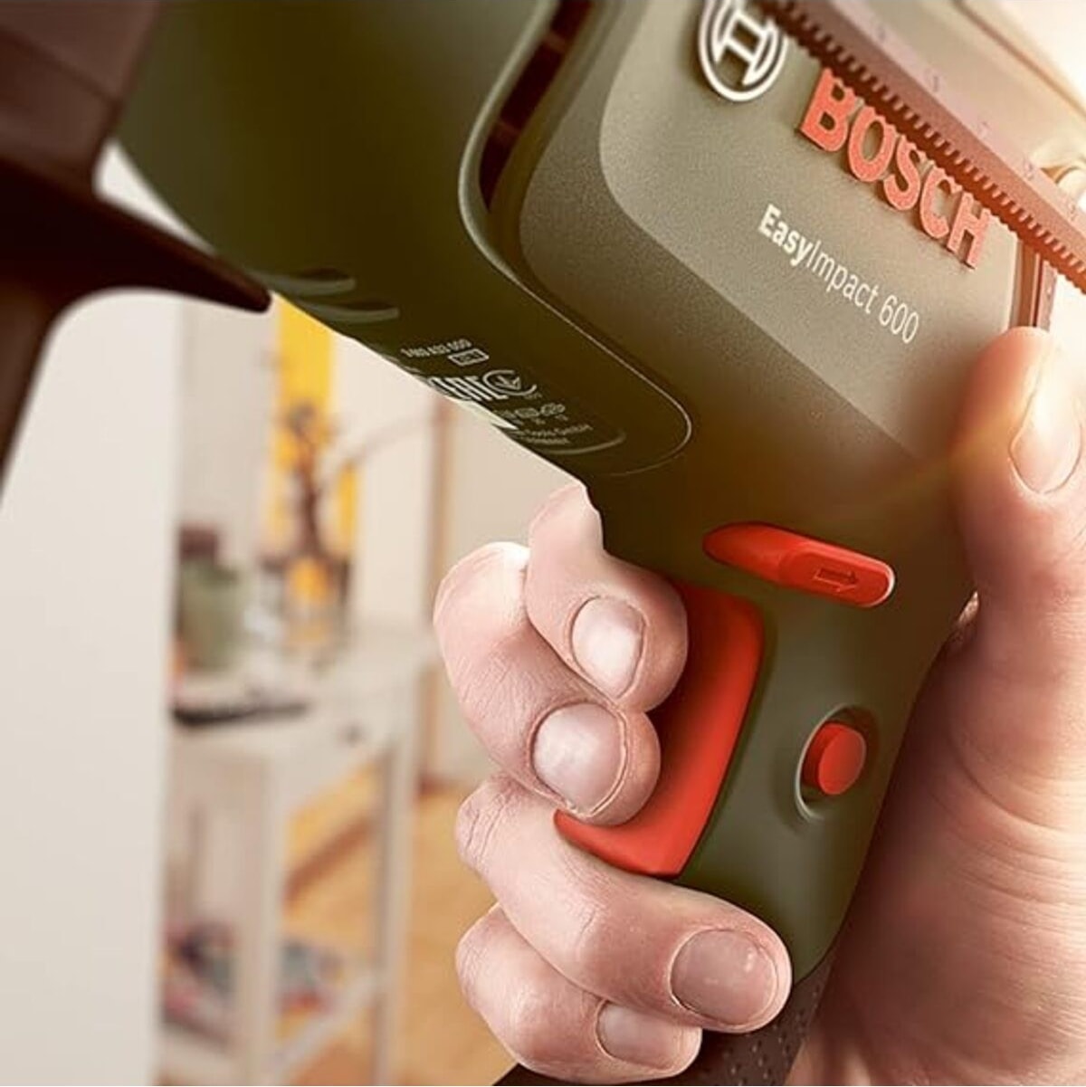 Darbeli Matkap Easyımpact 600, 600 W, Takım Çantası Dahil, Elektronik Hız Kontrolü, Ergonomik