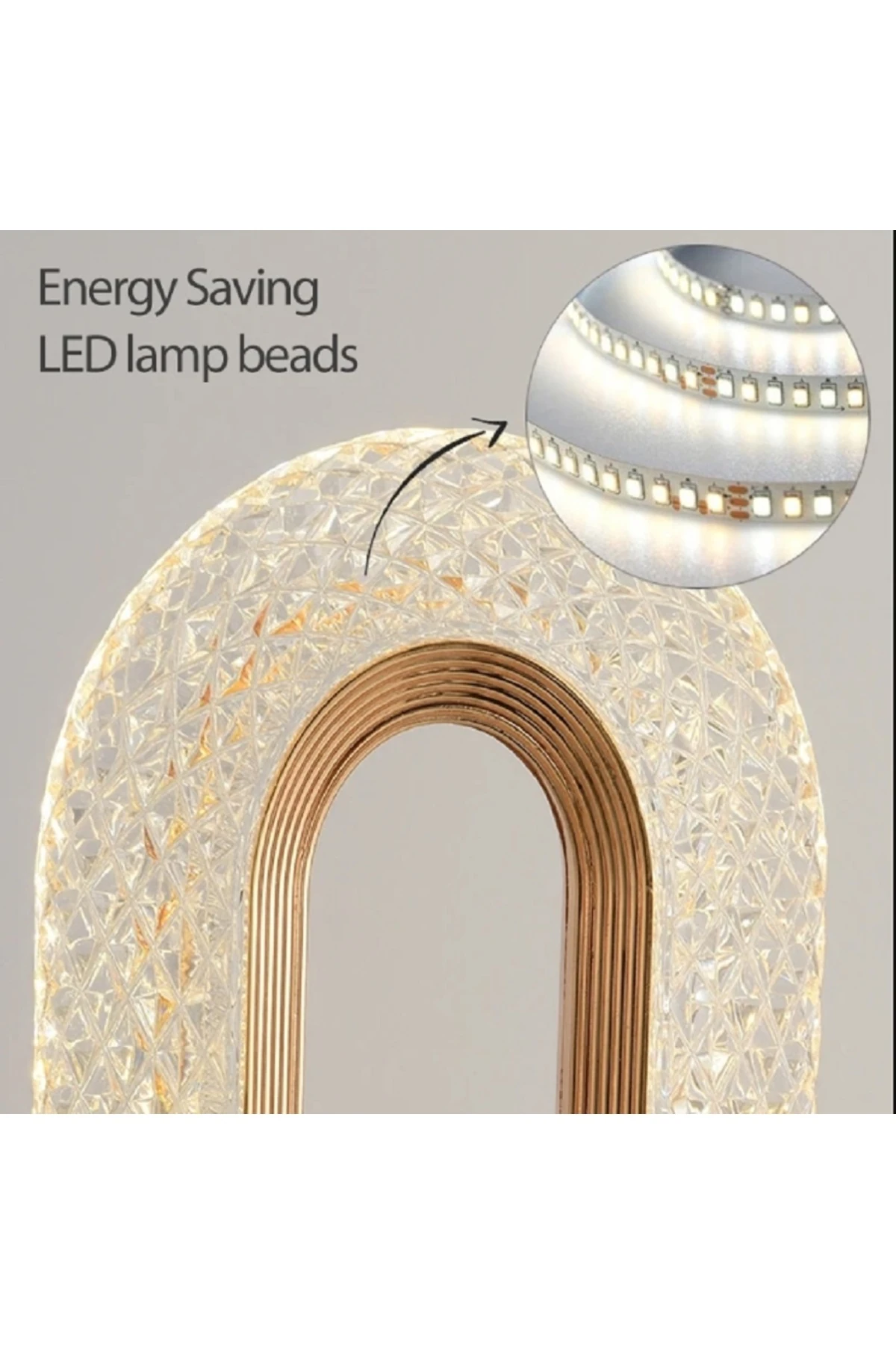 Kristal Led Masa Lambası Kademesiz Karartma Dokunmatik Anahtarı Uzaktan Kumanda Başucu Gece Lambası