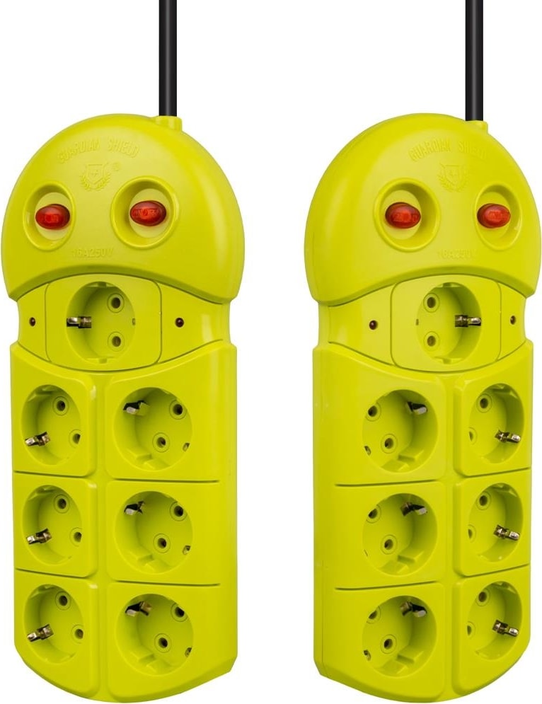 VE-970 1.5 Metre Kablolu 7'li Grup Priz