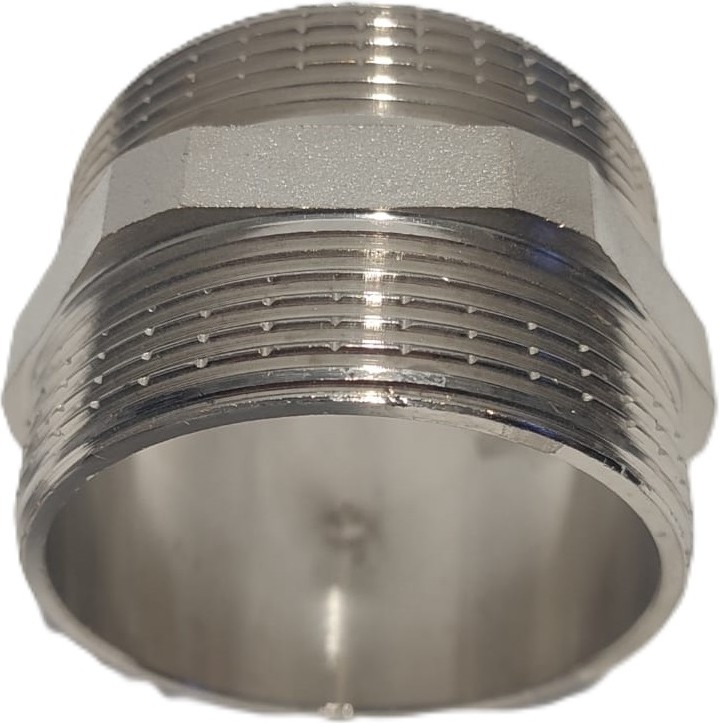 2" Sarı / Krom Dişli Nipel DN50 - Chrome Nipple