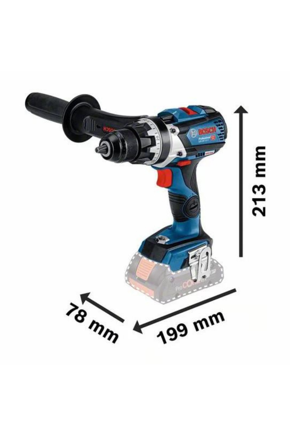 BOSCH GSR 18V-110 C Profesyonel Akülü Delme Vidalama