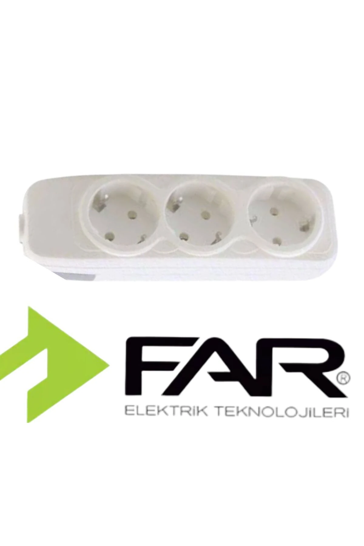 100 Adet 3lü Klemensli Kablosuz Grup Priz