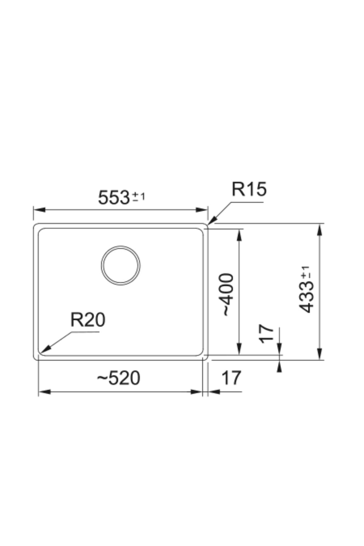 125.0688.492- Maris Mrg 110-52 Oyster Granit Eviye