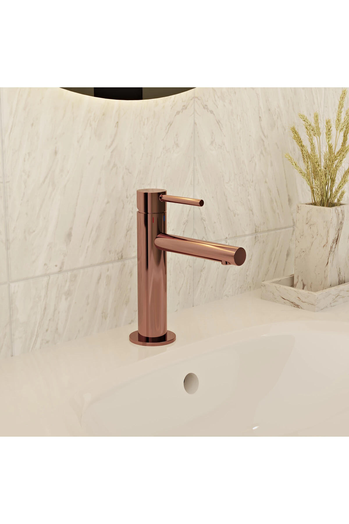 Origin A4255629 lavabo Bataryası, Soft Bakır