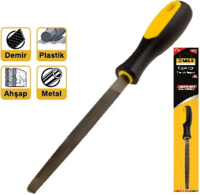 Üçgen Eğe 8'' Saplı Blister Ambalajında DMX4158