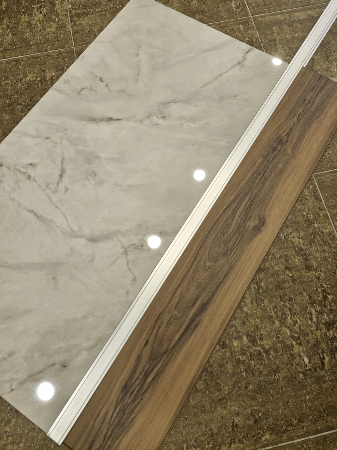 Parke Eşik Çıtası Geçmeli Z Model Alüminyum Profil 90 Cm/3 Adet.